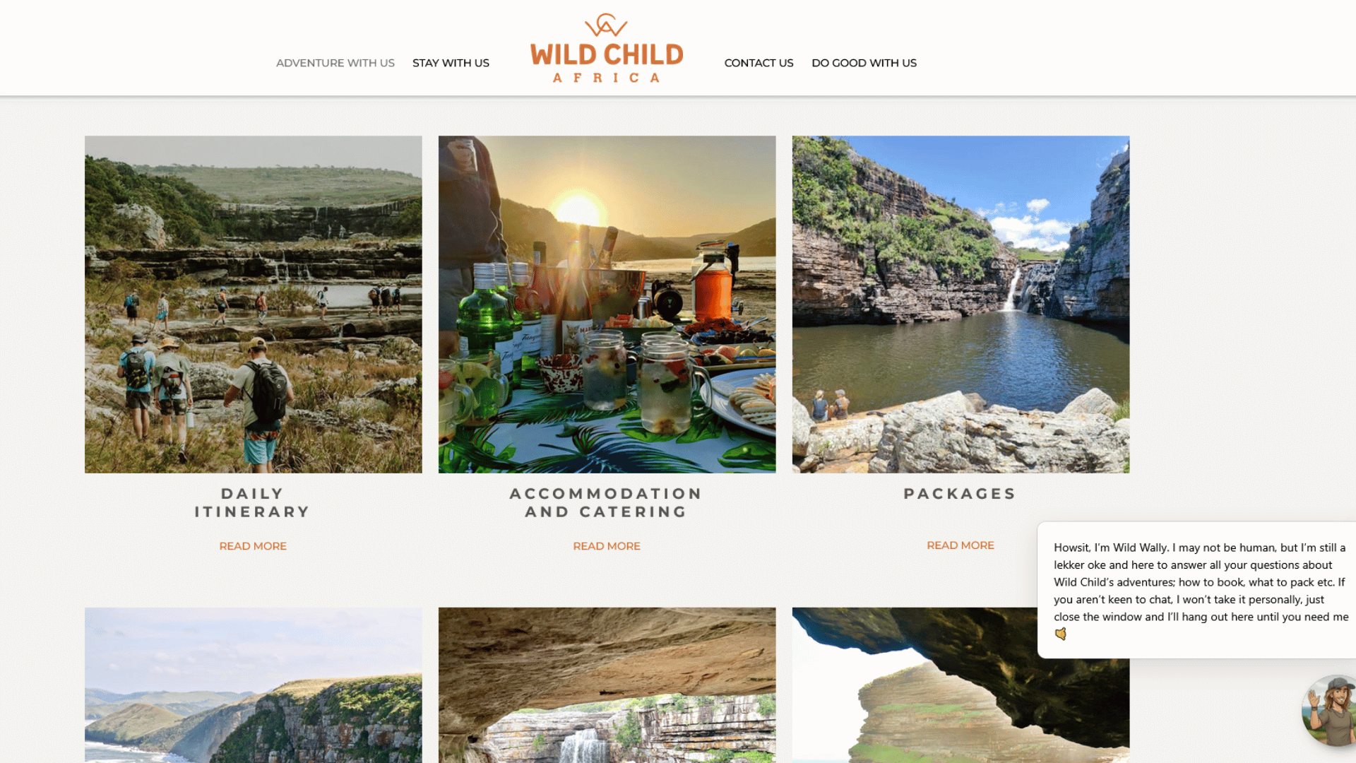 Adventure Tourism, Events & eCommerce Platform — screen 2