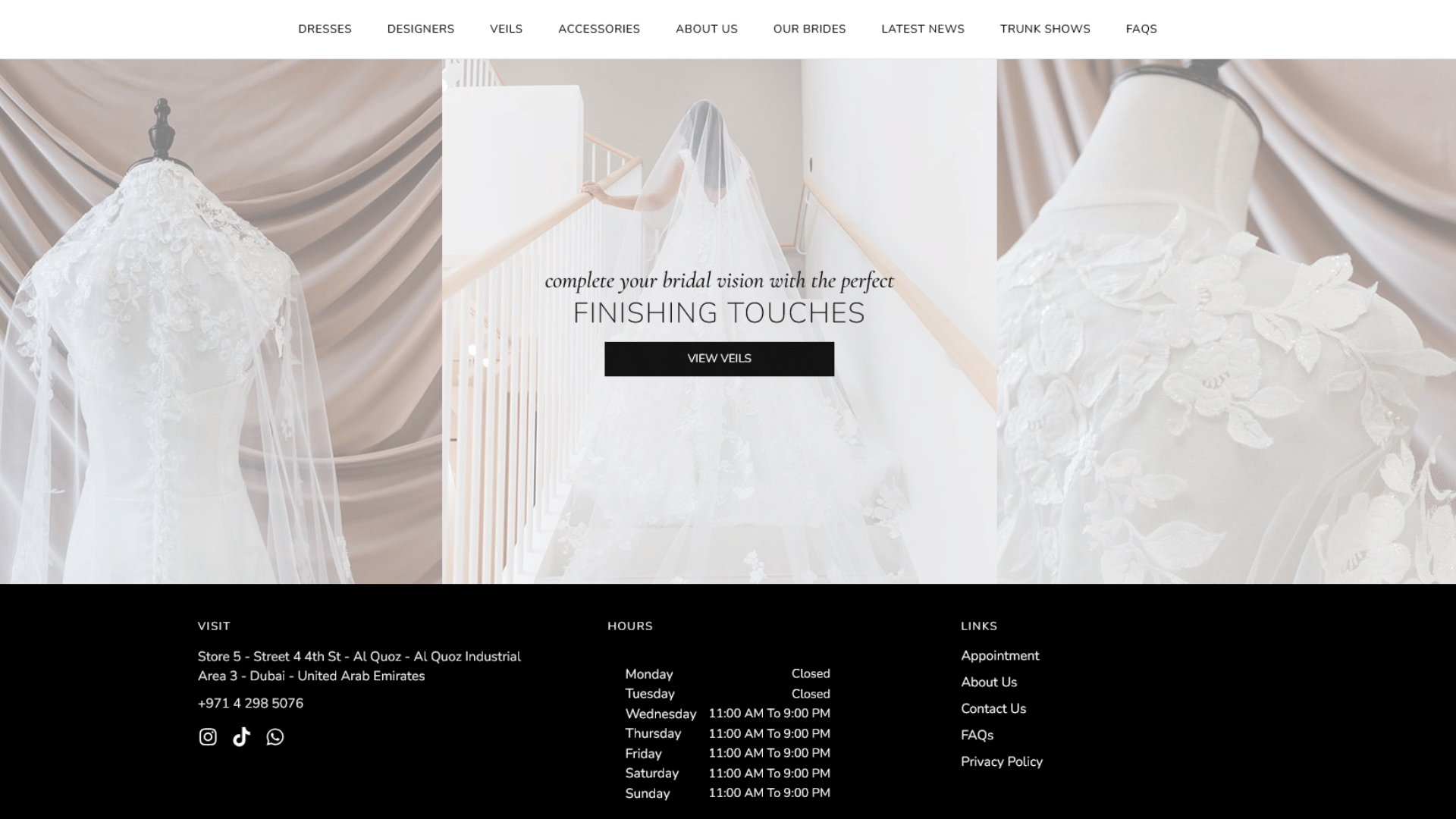 Luxury Bridal Website & Appointment-Led Retail Platform — screen 3