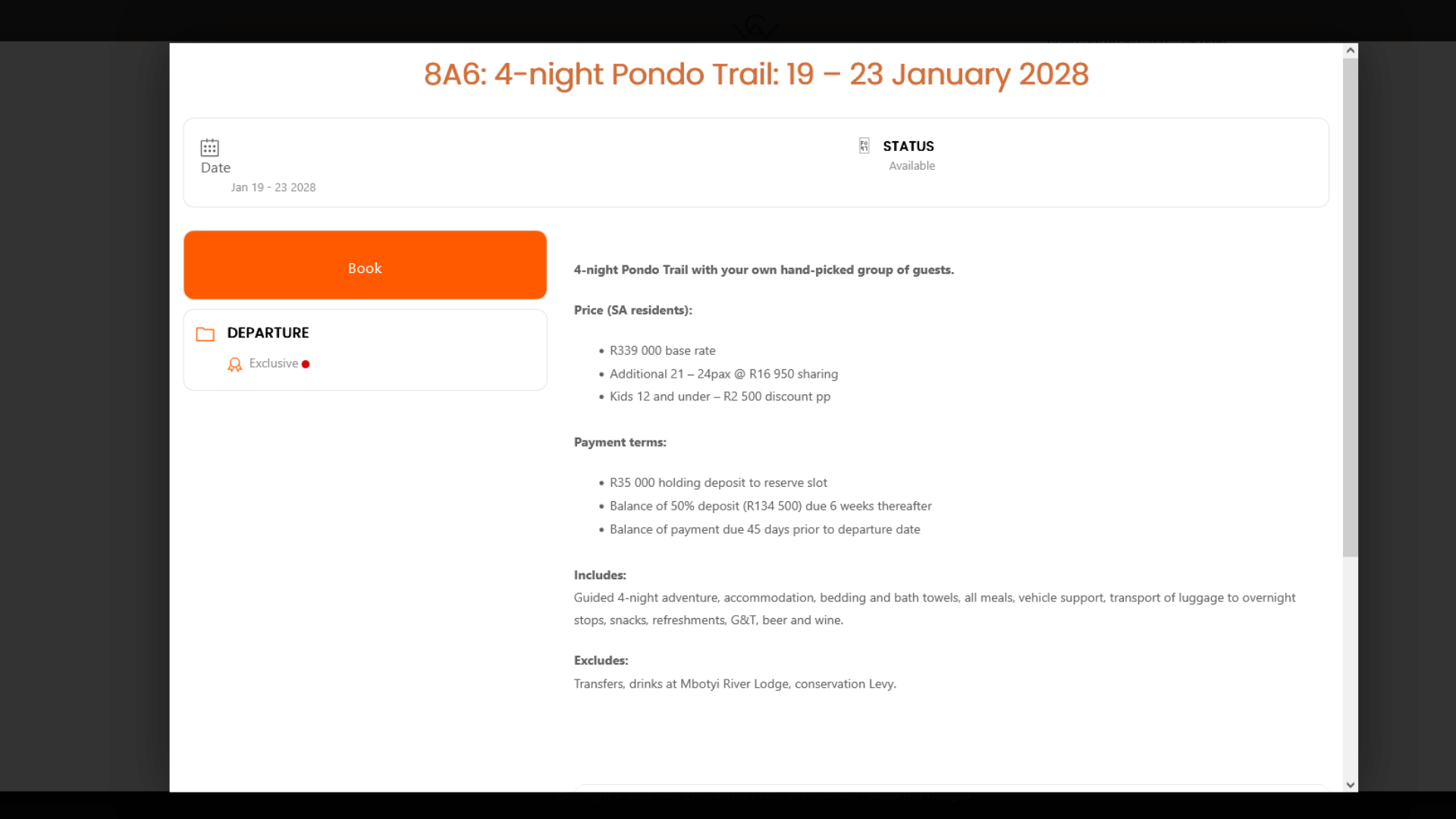 Adventure Tourism, Events & eCommerce Platform — screen 5