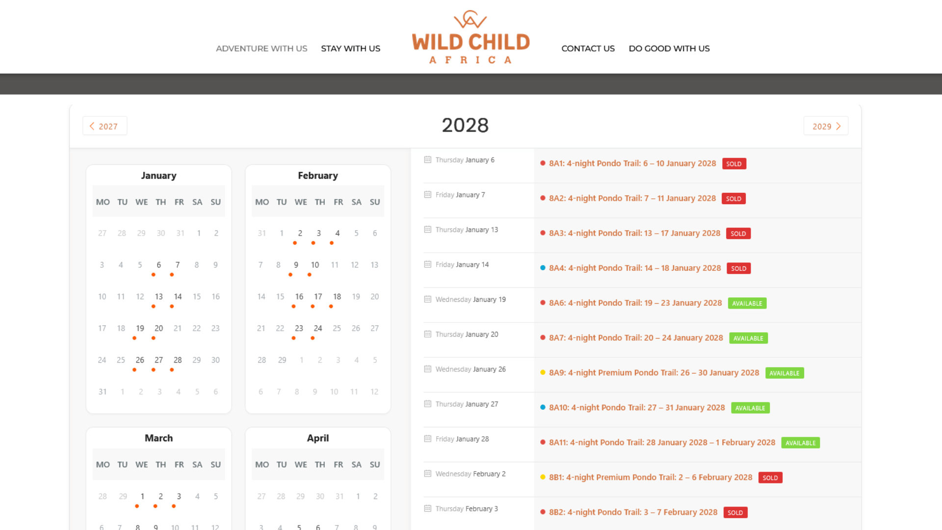 Adventure Tourism, Events & eCommerce Platform — screen 4