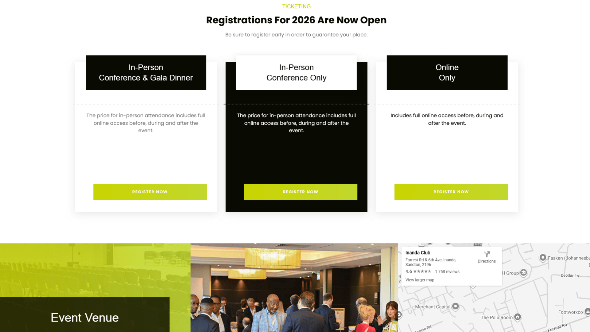 5 Conference Websites. One Cohesive Digital Portfolio. — screen 2